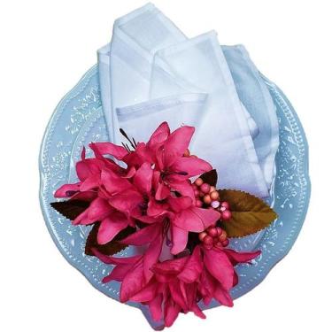 Imagem de Porta Guardanapo Lírios Da Maison Charlô (Pink) - 4 Unidades - Maison 