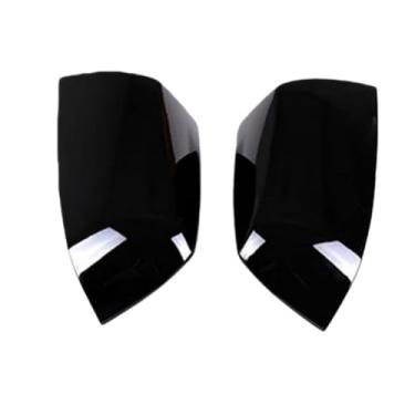 Imagem de Capa Para Espelho Lateral Do Carro Preta/textura De Fibra De Carbono/prata Brilhante/preto Fosco Compatível Com Alfa Romeo Giulia 2017-2020(Bright Black Texture)