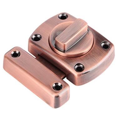 Imagem de Zerodis Travas de Trava de Gabinete de Liga de Zinco Hardware de Fechadura de Porta Deslizante Com Parafuso Rotação de 180 Graus Em Forma de L Trava Acessórios para Porta de Armário de Armário 2,1 X