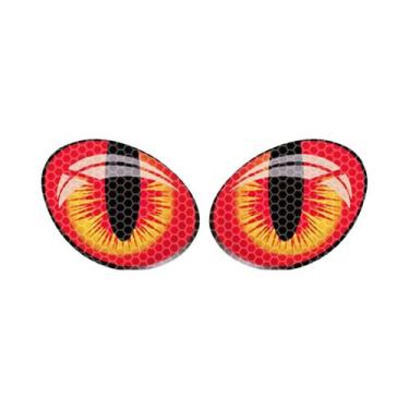Imagem de Adesivos Refletivos Para Motocicleta Com Olhos De Gato, Decalques De S