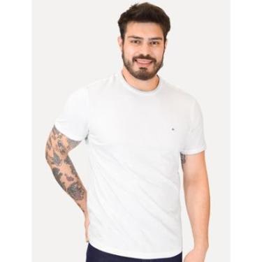 Imagem de Camiseta Aramis Masculina Grey Friso Gola Branca-Masculino