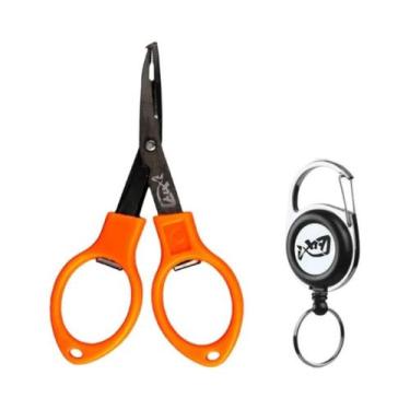 Imagem de Alicate De Pesca Mini Multifuncional Dobrável Com Bico Curvo, Removedo