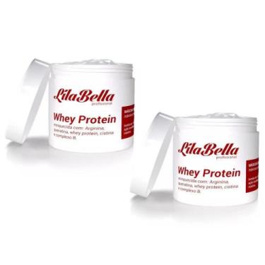 Imagem de Kit 2un Mascara Profissional Bomba De Hidratação Nutrição Whey Protein