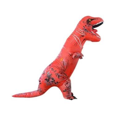 Imagem de Fantasia Inflável De Dinossauro T-Rex Para Adultos E Crianças, Fantasi