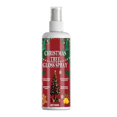 Imagem de Spray de Natal, decoração de brilho de névoa de 100 ml - Spray de limpeza de árvore de Natal de longa duração | Para ramos de pinheiro, guirlanda de metal, festival de janela de casa