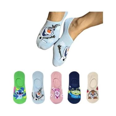 Imagem de Meias Femininas Fofas Com Desenhos De Animais, Disney, Verão, Casual, 