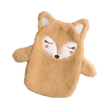 Imagem de Capa De Pelúcia De Desenho Animado Fofa Para Bolsa Térmica De Borracha