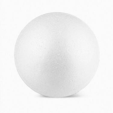Imagem de Bola de Isopor 75mm (7.5 cm) Branca Artesanato e Decoração