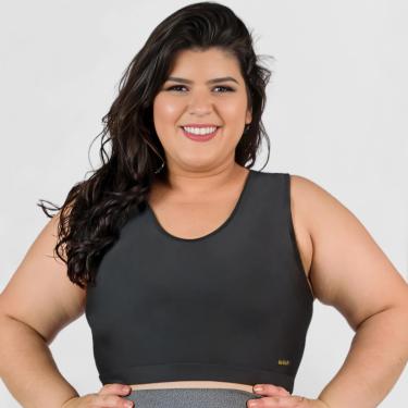 Imagem de Top Fitness Plus Size Feminino Suplex Nadador Sustentação-Feminino
