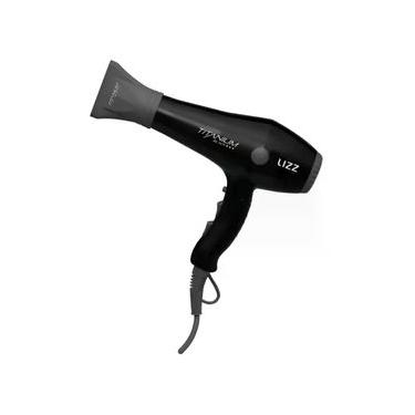Imagem de Secador De Cabelo Lizz Storm Titanium Profissional 2150w Preto E Cinza
