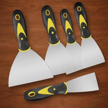 Imagem de Espátula De Aço Carbono Multi-Tamanho Para Reparo De Pintura Em Parede