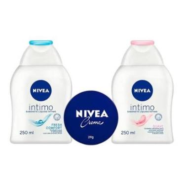 Imagem de Kit Creme Hidratante Nivea Hidratação e Cuidados Íntimos  + Sabonete Íntimo-Unissex