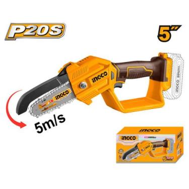 Imagem de Serra Podadora INGCO 5'' Bateria 20V Linha P20S