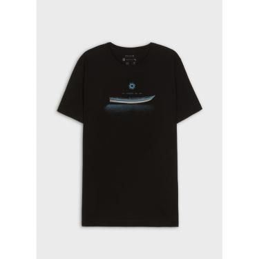 Imagem de T-shirt slim vintage barco caiçara 02 OSKLEN-Masculino