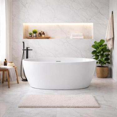 Imagem de Banheira Freestanding RM Decor Imperium 150 Imersão Branco 1,5m