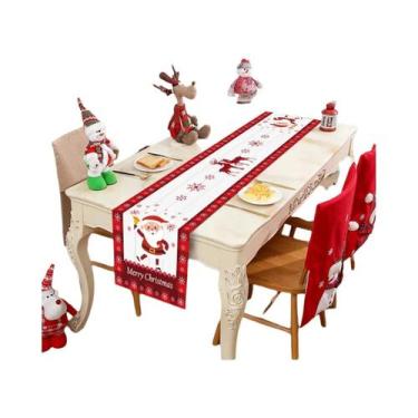 Imagem de Caminho De Mesa De Natal Para Decoração De Casa, Festa De Natal 2024, 
