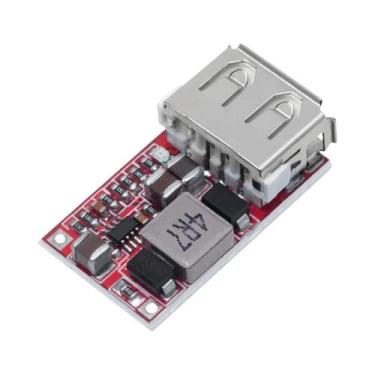 Imagem de Módulo Carregador USB 12V 24V Para 5V 3A, Conversor DC Buck Step down 