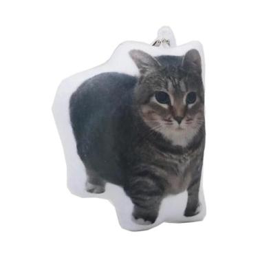 Imagem de Chaveiro De Pelúcia De Gato Oiiai De Desenho Animado Fofo De 10cm, Bon