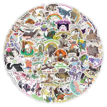 Imagem de Pacote de adesivos Forest Acrobatic Anime 50 unidades de desenho anima
