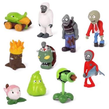 Imagem de Figura Toy Plants Zombies Decoration 10 peças de PVC 3,2-7 cm - yiweis