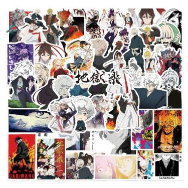 Imagem de Adesivos de anime em vinil impermeável Hells Paradises (50 unidades) -