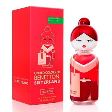 Imagem de Red Rose Sisterland United Colors of Benetton - Perfume Feminino - EDT - 80ml-Feminino