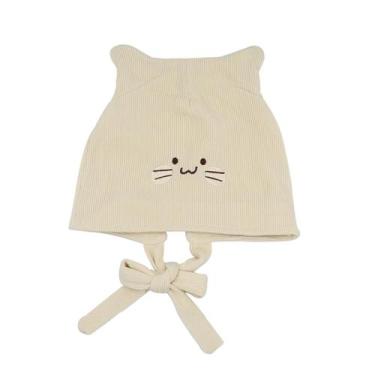 Imagem de Gorro MOSSTYUS Crochet Cable Knit Cat Ears para mulheres