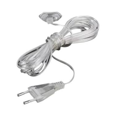 Imagem de Cortina De Luzes LED De 5M Com Efeito Cascata Para Decoração De Natal 