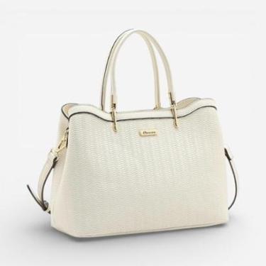 Imagem de Bolsa Feminina Chenson Mão Ferragem Delicada Bege-Feminino