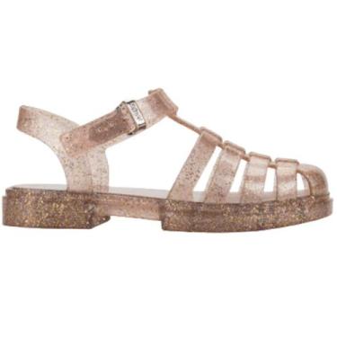 Imagem de Sandália zaxy menina lovely 19193, Nude claro gliter, 31