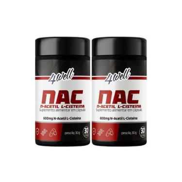 Imagem de NAC 4well 600mg - 60 cápsulas - Combo 2 Potes