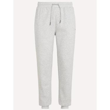 Imagem de Calça Tommy Hilfiger Masculina Moletom Regular Flag Logo Cinza Mescla-Masculino