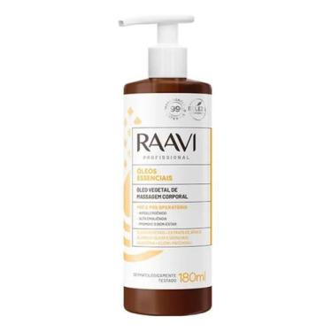 Imagem de Óleo Vegetal Massagem Corporal Óleos Essenciais Raavi 180ml