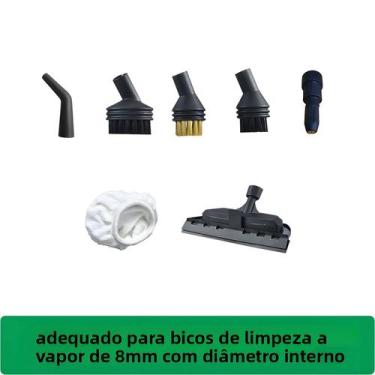 Imagem de Escova De 8mm Para Limpador a Vapor Doméstico, Bicos, Cabeça De Mop Pa