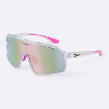 Imagem de Óculos HUPI Edge Cristal Rosa Lente Rosa Espelhado, UNICO, Cristal, Ro