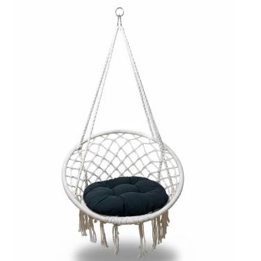 Imagem de Rede Cadeira de Balanço Suspensa SU 3630 SU ESTO3 Metal com Encosto 120KG Bege