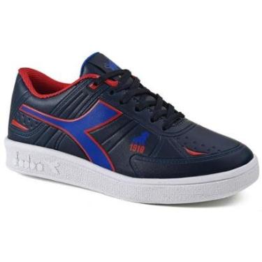 Imagem de Tênis Casual Infantil Diadora Fortaleza EC Jr Azul-Unissex