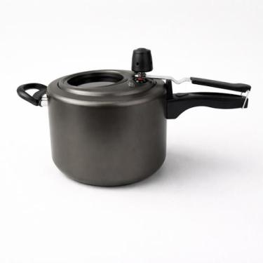 Imagem de Panela de Pressão MTA 4,5 Litros Grafite com Visor de Vidro e Dupla Vá