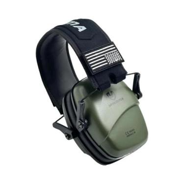 Imagem de Protetor Auricular Tático Com Redução De Ruído De 25dB Para Tiro, Prot