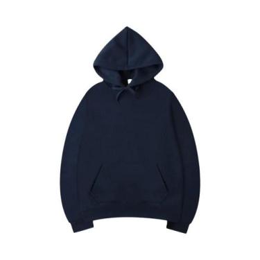 Imagem de Hoodies Oversize Em Cores Sólidas Para Homens E Mulheres, Pullover Cas