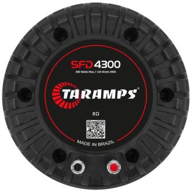 Imagem de Driver Taramps SFD4300 150W RMS 8 Ohms Fenólico Corneta 7Driver SFD 43