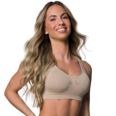 Imagem de Top Sem Costura Selene 20310-001 Sem Bojo, Preto, M