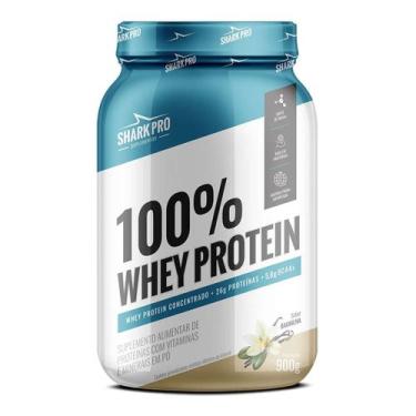 Imagem de 100% Whey Protein - 900g Baunilha - Shark Pro - Shark Pro Suplemento