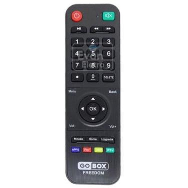 Imagem de Controle Remoto para Receptor Gobox FREEDOM 