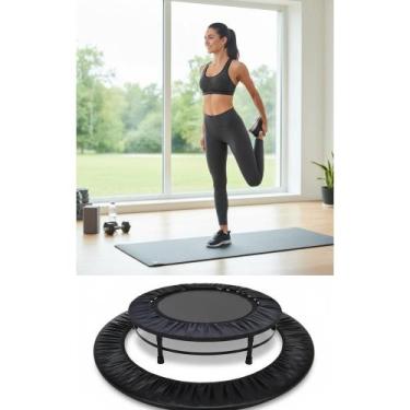 Imagem de Capa Saia Protetora P/ Mini Jump Trampolim Fitness 1m Preto - Congratu