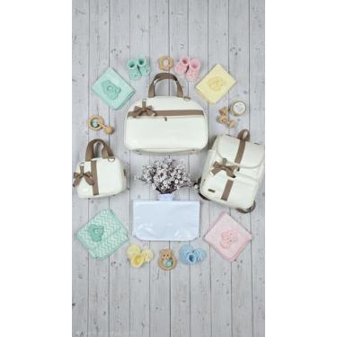 Imagem de KR RK Bolsas PERSONALIZADOS Kit Maternidade Mala, Frasqueira e Mochila