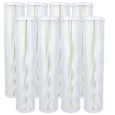 Imagem de Filtro Big Blue De Plissado Lavável 20 X 4 1/2 8 Peças - Royal B&B