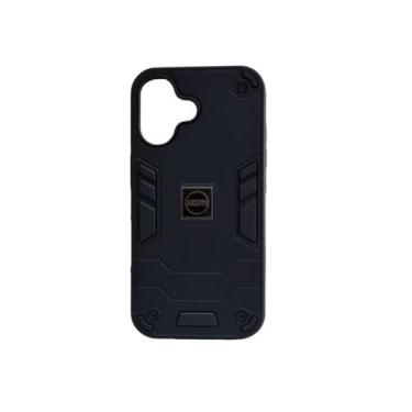 Imagem de Capa Capinha Armadura Resistente BGM Preta Para Iphone 16