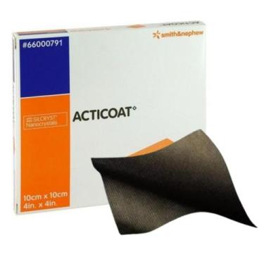Imagem de Acticoat com prata nanocristalina 10cm x 10cm - smith & nephew - 66000