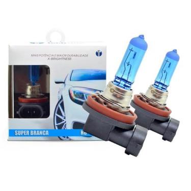 Imagem de Lâmpada 8500k Par Super Branca Tip Xenon Tech One H1 H3 H4 H7 H8 H9 H1
